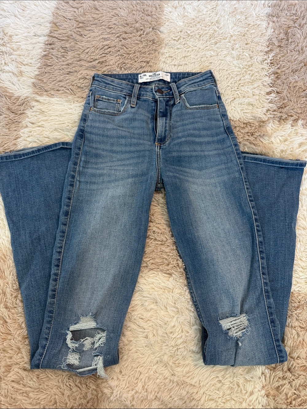 Hollister Distressed Women’s Vintage Flare Jeans